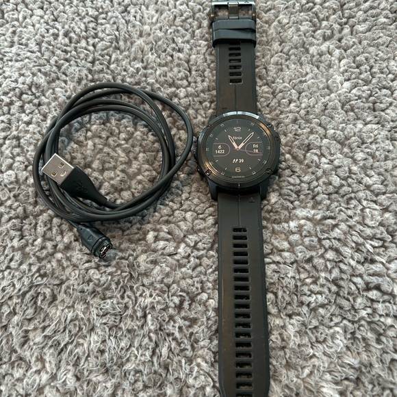 garmin Other - Garmin Fenix 5S Plus Black Smartwatch with Charger